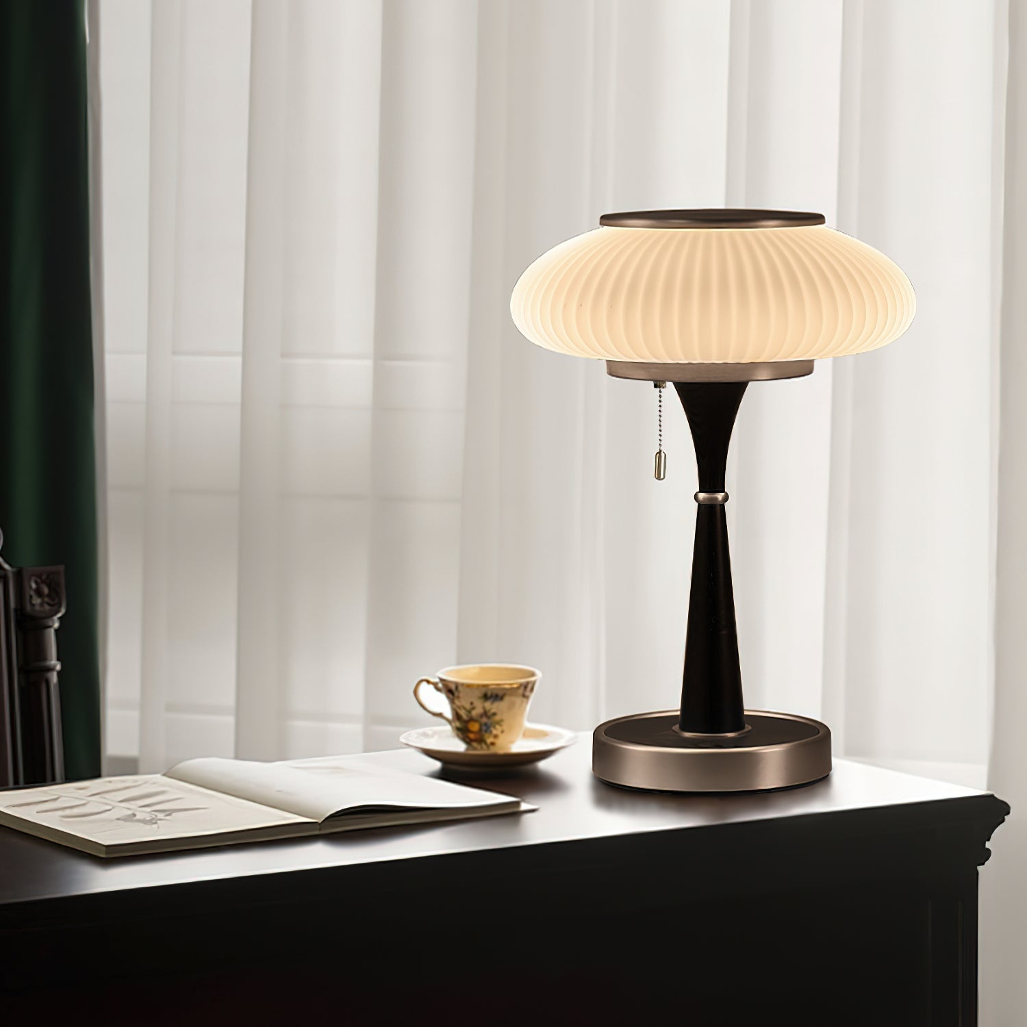 FungiLuz - Lámpara de Mesa con Diseño Natural y Sofisticado