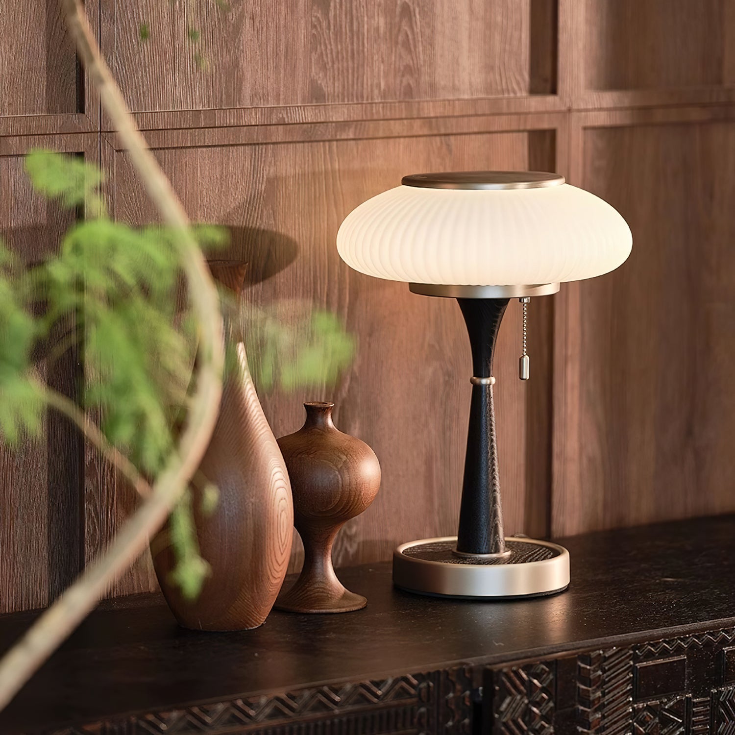 FungiLuz - Lámpara de Mesa con Diseño Natural y Sofisticado