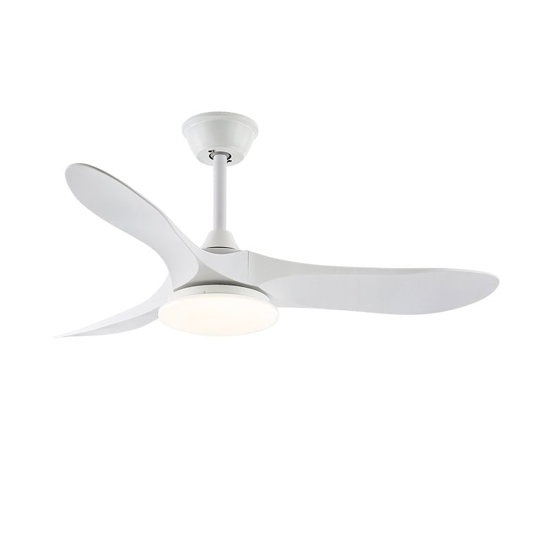 Ventilador de techo con luz Tilara en un salón natural – imagen 16