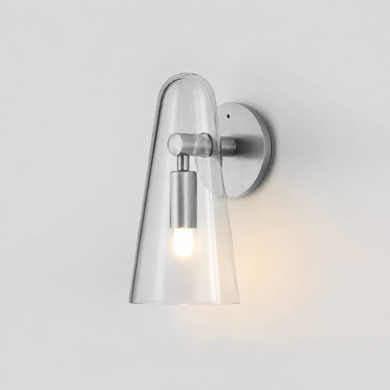 Mavon - Lámpara de Pared Conical de Vidrio con LED Integrado – Elegante y Moderna
