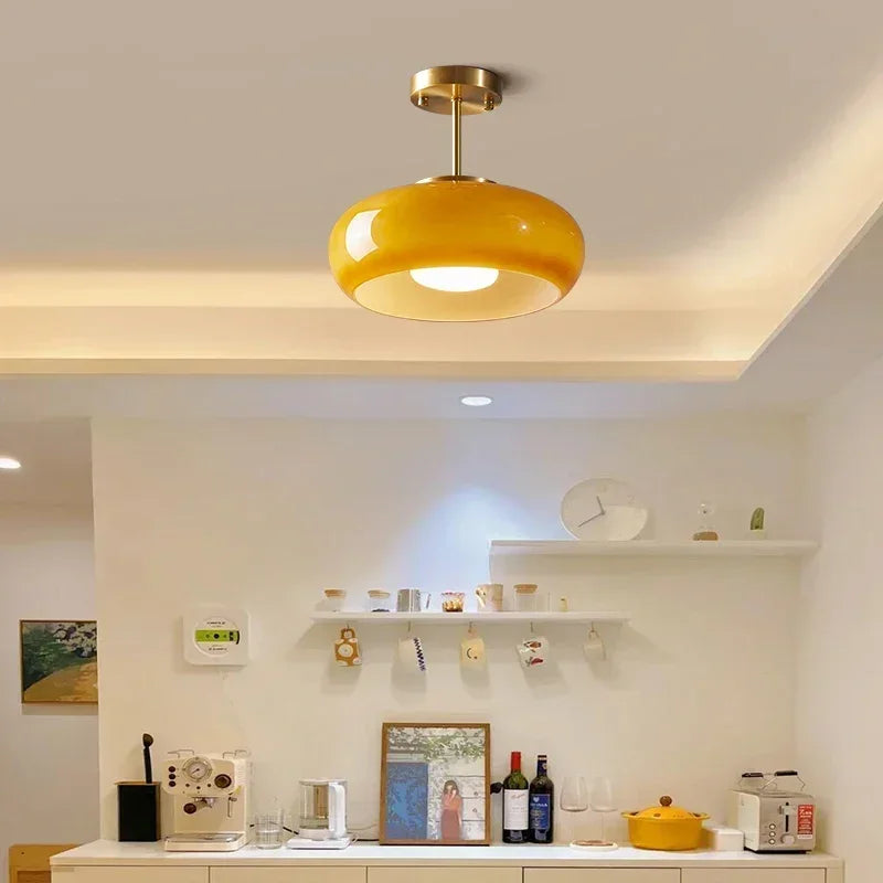 Vidralis - Lámpara Colgante de Vidrio y LED