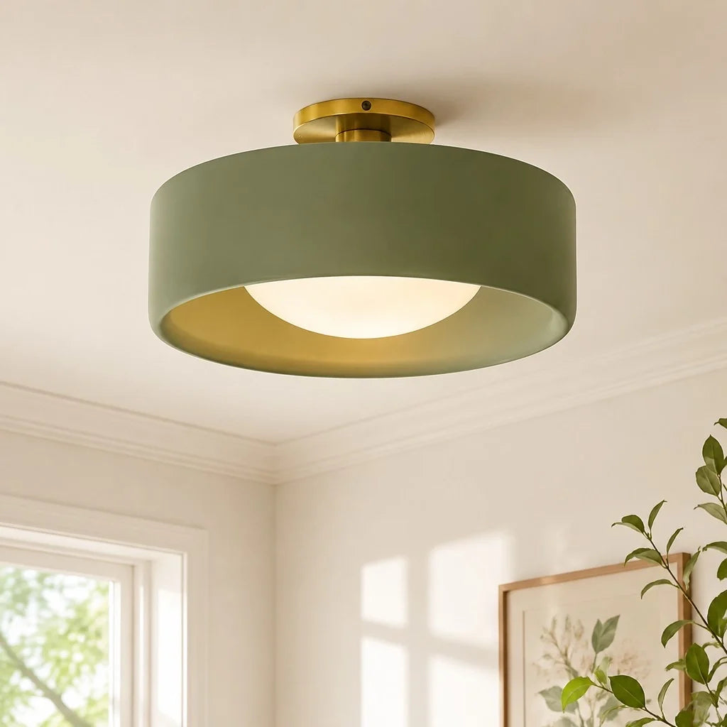 Lámpara de techo de porcelana Porcela en una cocina luminosa – imagen 3