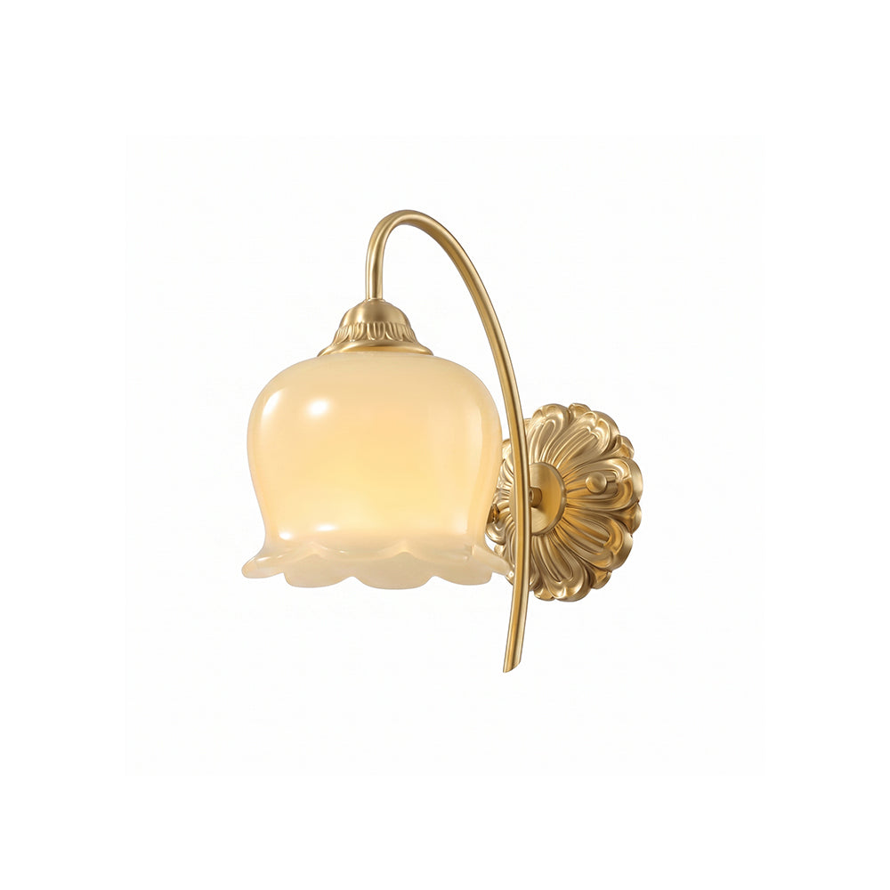 Aplique de pared tulipán de latón Itulia – vista principal