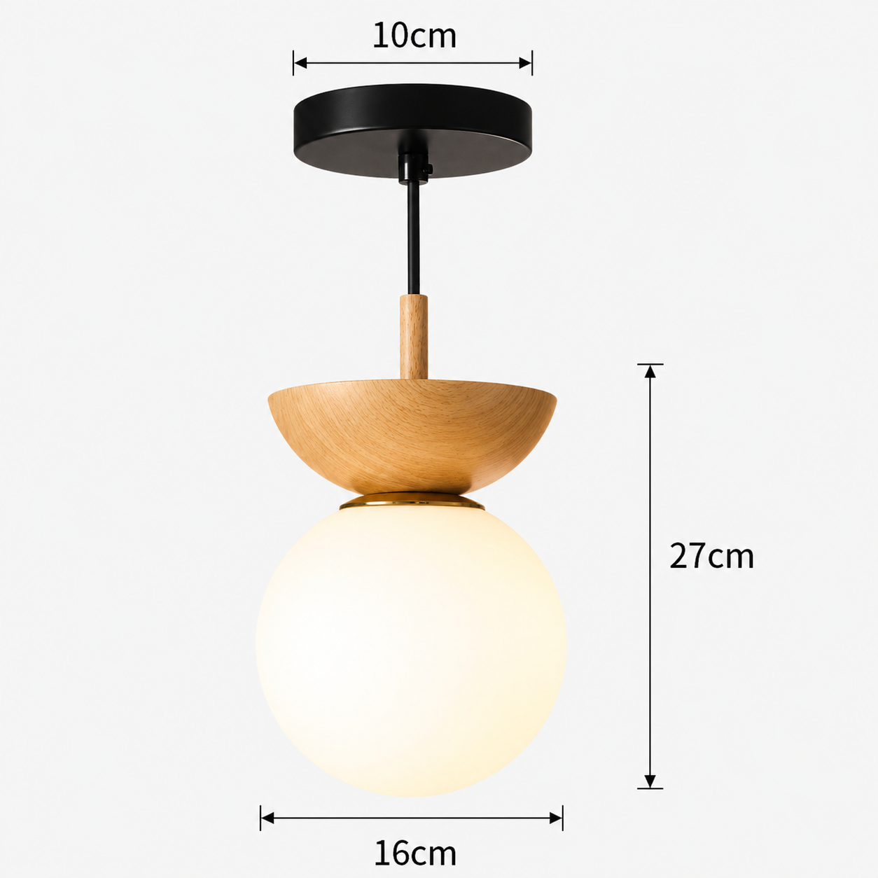 Nira - Lámpara Colgante de Vidrio Decorativa con Diseño Elegante – Ideal para Salones y Comedores