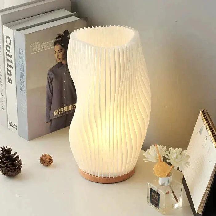 LuzOndina - Lámpara de Diseño Ondulado y Luz Regulable