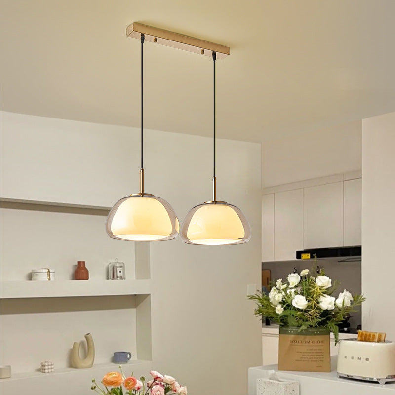 CúpulaLuz – Lámpara Colgante de Vidrio Elegante