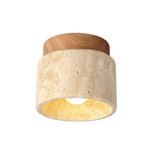 BrisaTravertino - Lámpara de Techo LED Elegante y Moderna