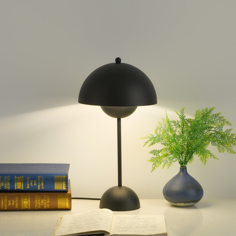 LumiSeta - Lámpara LED USB Recargable Hongo Portátil y Regulable Dorado Negro Plata Blanco