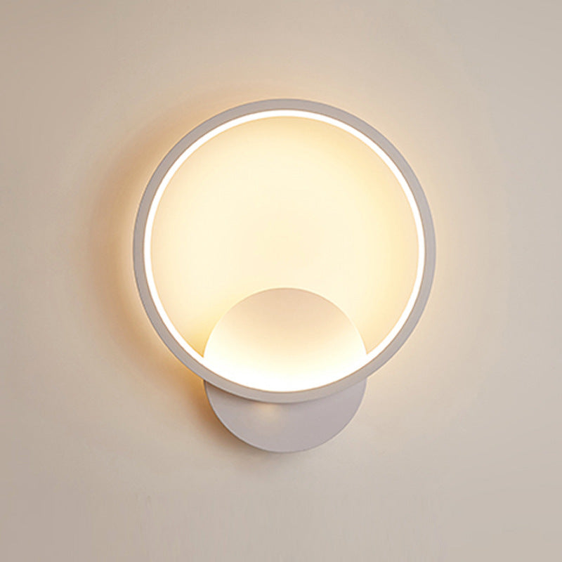 Noralu - Lámpara de Pared Nórdica Moderna con Luz Cálida y Diseño Escandinavo - Aplique Pared de Metal y Vidrio