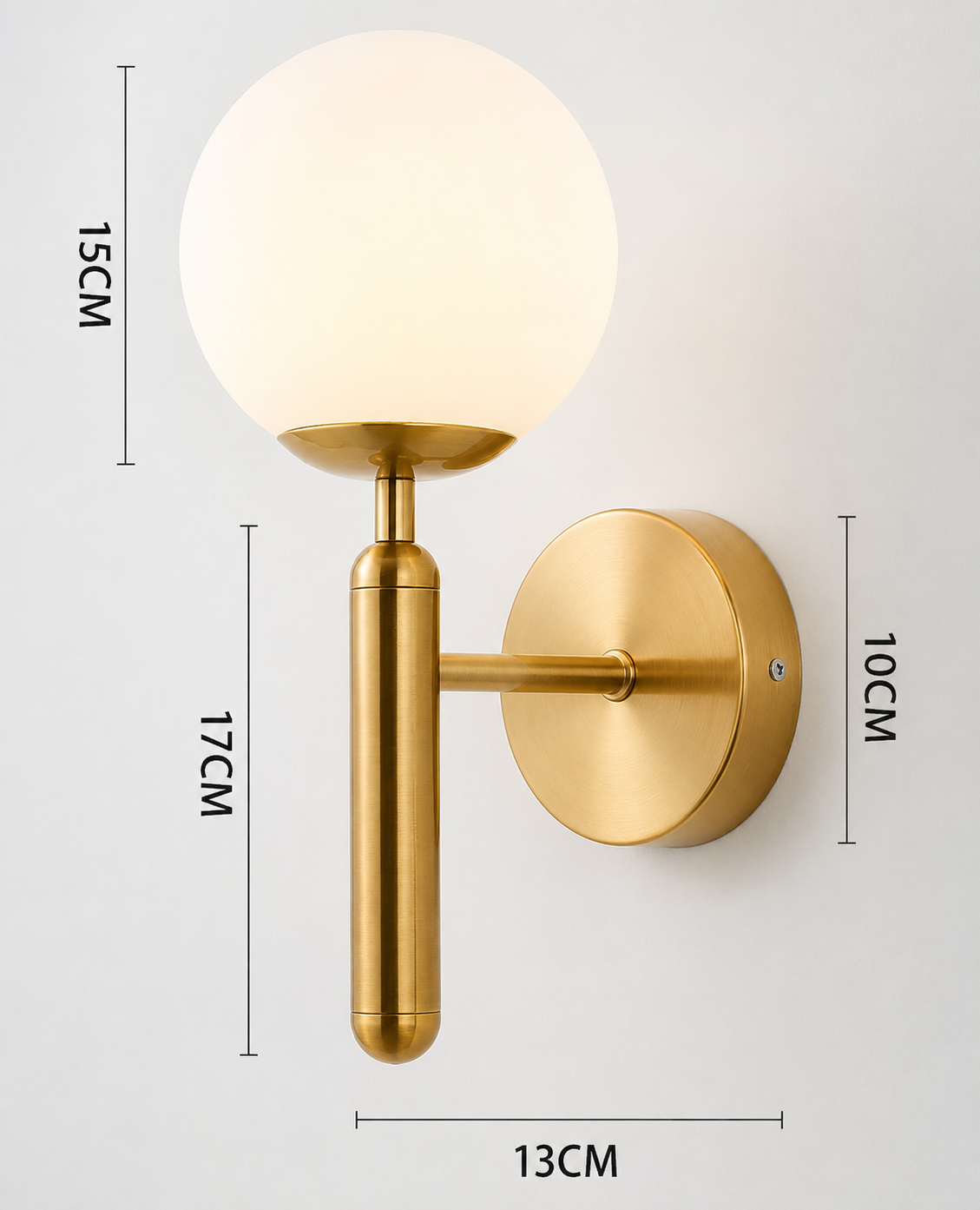 Orbela - Lámpara de Pared LED Moderna con Intensidad Ajustable y Diseño Elegante - Aplique Pared de Metal