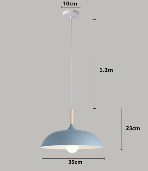 RobleLuz - Lámpara de Techo de Madera Natural Escandinava Astroclaro