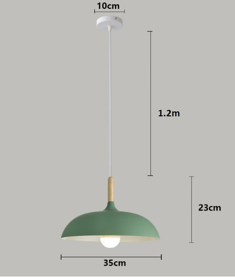 RobleLuz - Lámpara de Techo de Madera Natural Escandinava Astroclaro