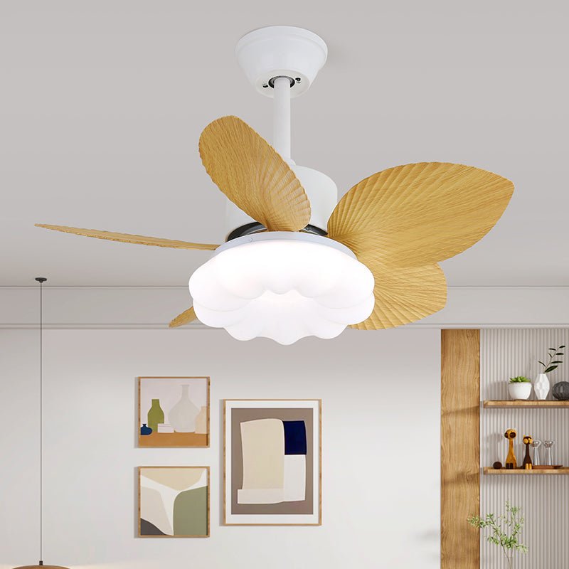 Ventilador de techo con luz Lupalma en un dormitorio de estilo boho – imagen 4