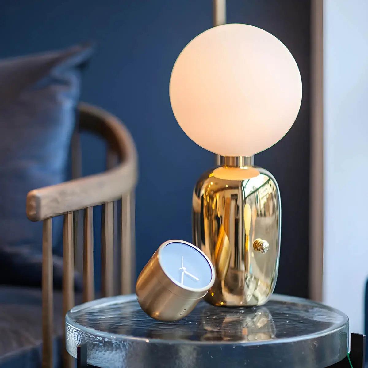 Luzario - Lámpara de Mesa Moderna con Diseño Elegante