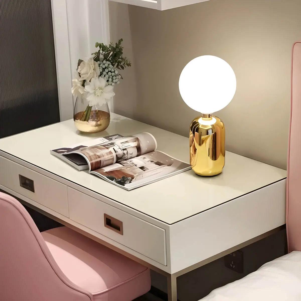 Luzario - Lámpara de Mesa Moderna con Diseño Elegante