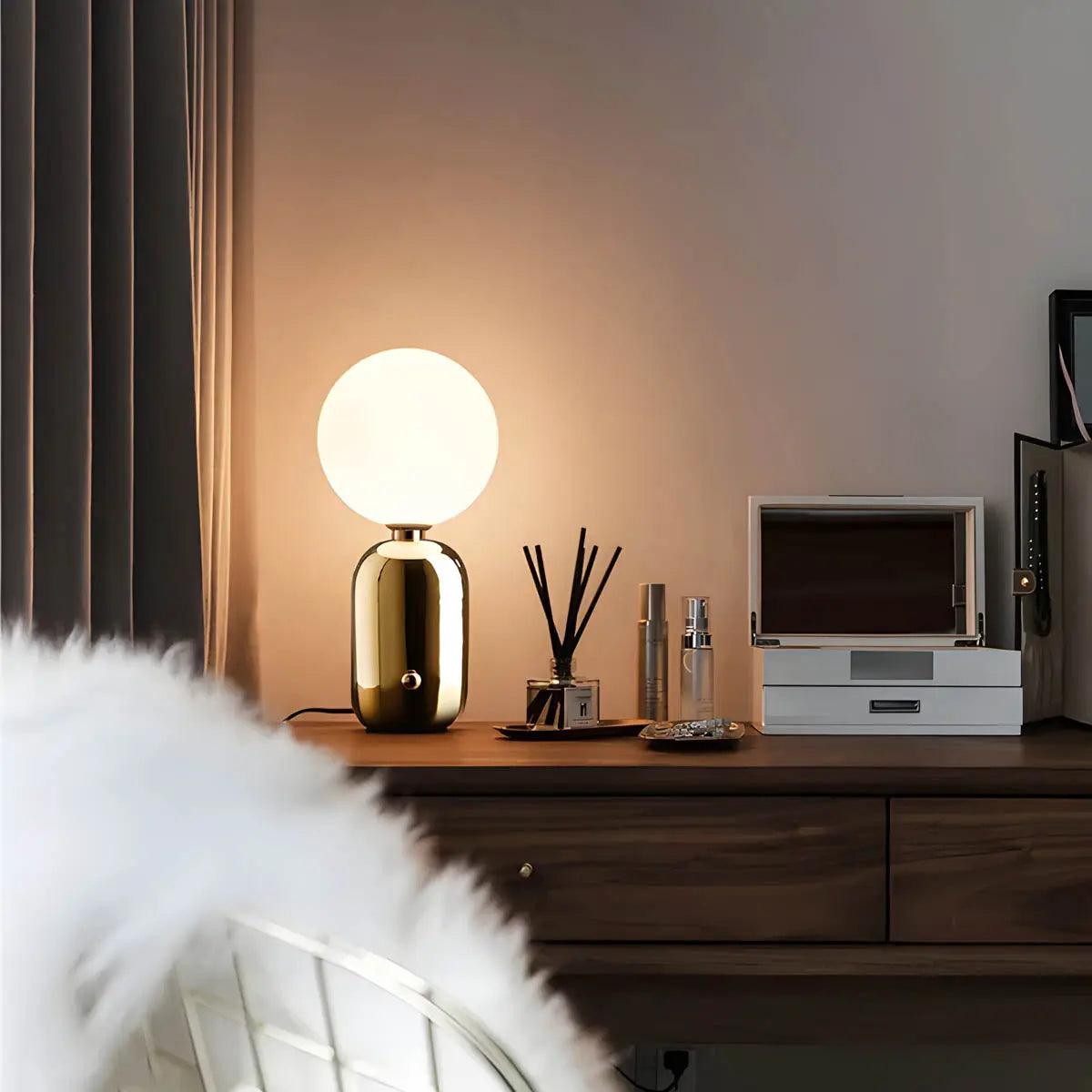 Luzario - Lámpara de Mesa Moderna con Diseño Elegante