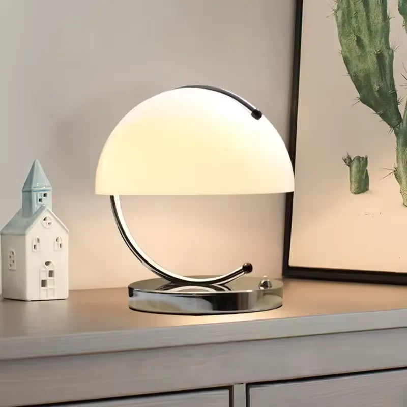 LuzNord - Lámpara de Mesa Estilo Escandinavo en Vidrio