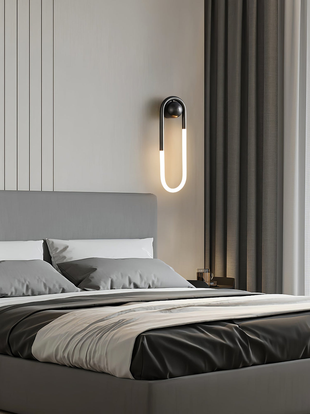 Aplique de pared LED Lazena en un salón contemporáneo – imagen 24