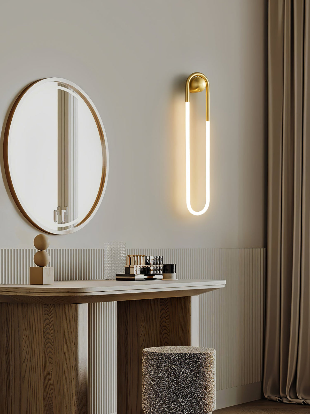 Aplique de pared LED Lazena en un salón contemporáneo – imagen 25