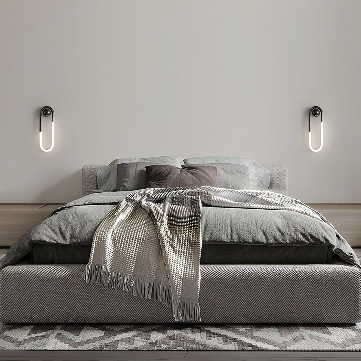 Aplique de pared LED Lazena en un salón contemporáneo – imagen 20