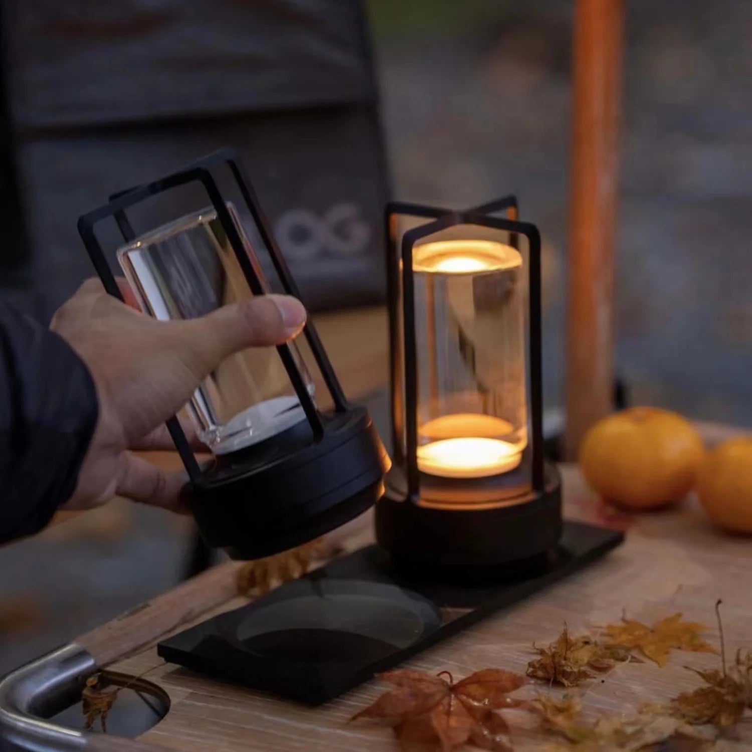 BrillaCristal - Lámpara de Mesa LED Inalámbrica y Elegante