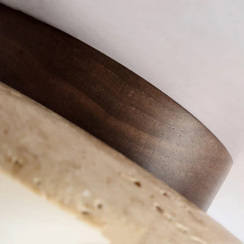 BrisaTravertino - Lámpara de Techo LED Elegante y Moderna