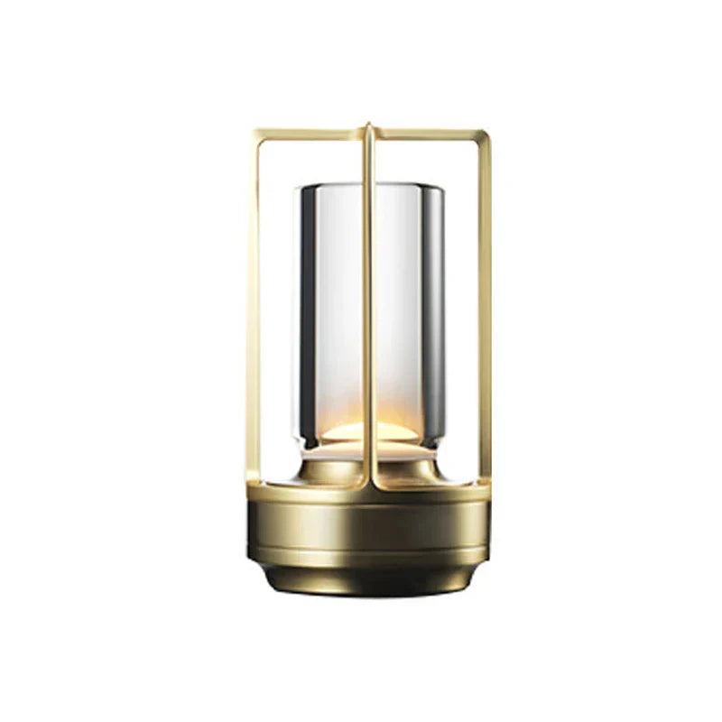 BrillaCristal - Lámpara de Mesa LED Inalámbrica y Elegante
