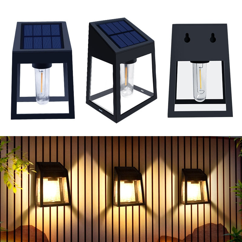 SolVigil - Lámpara Solar LED Exterior Resistente IP65