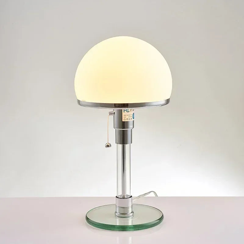 Lámpara de mesa de cristal opal Orbina – vista principal