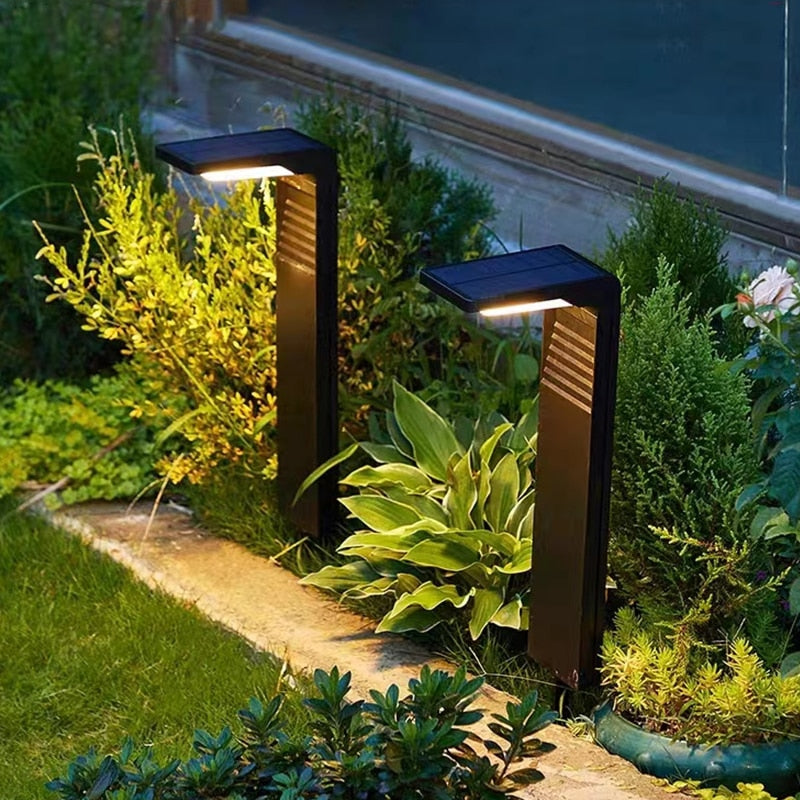 BrillaCamino - Lámpara Solar LED para Exteriores, IP65