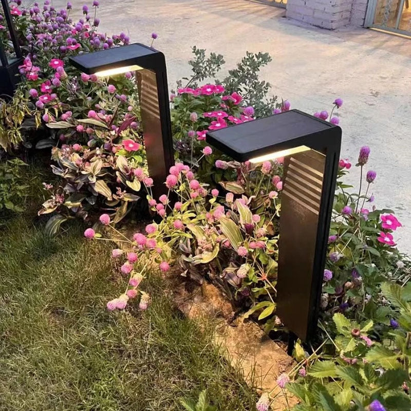 BrillaCamino - Lámpara Solar LED para Exteriores, IP65