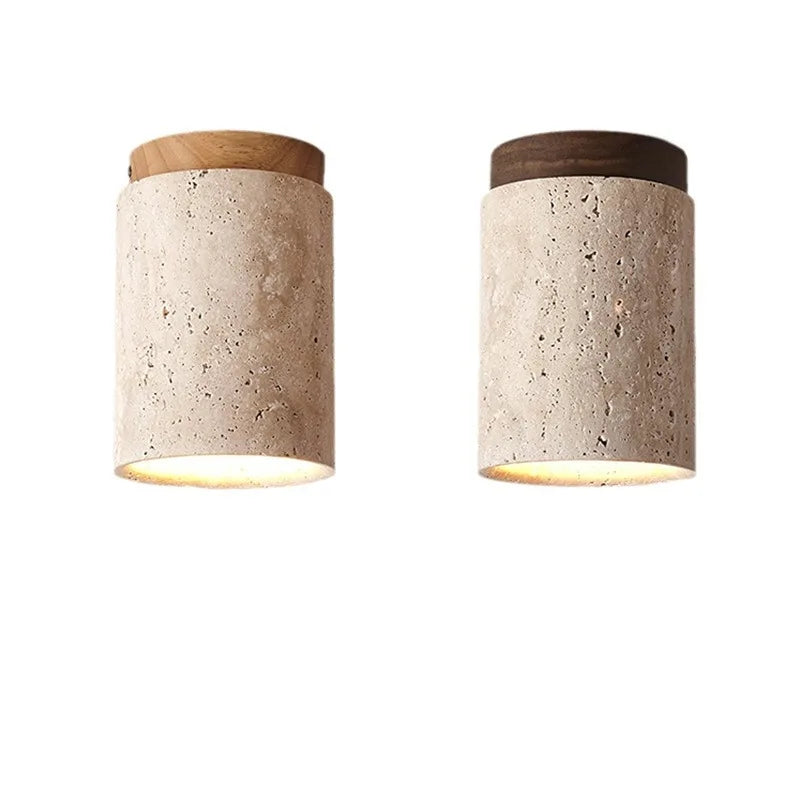 BrisaTravertino - Lámpara de Techo LED Elegante y Moderna