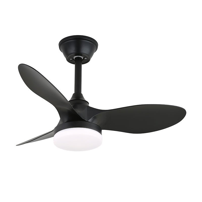 Ventilador de techo con luz Ilenza – negro