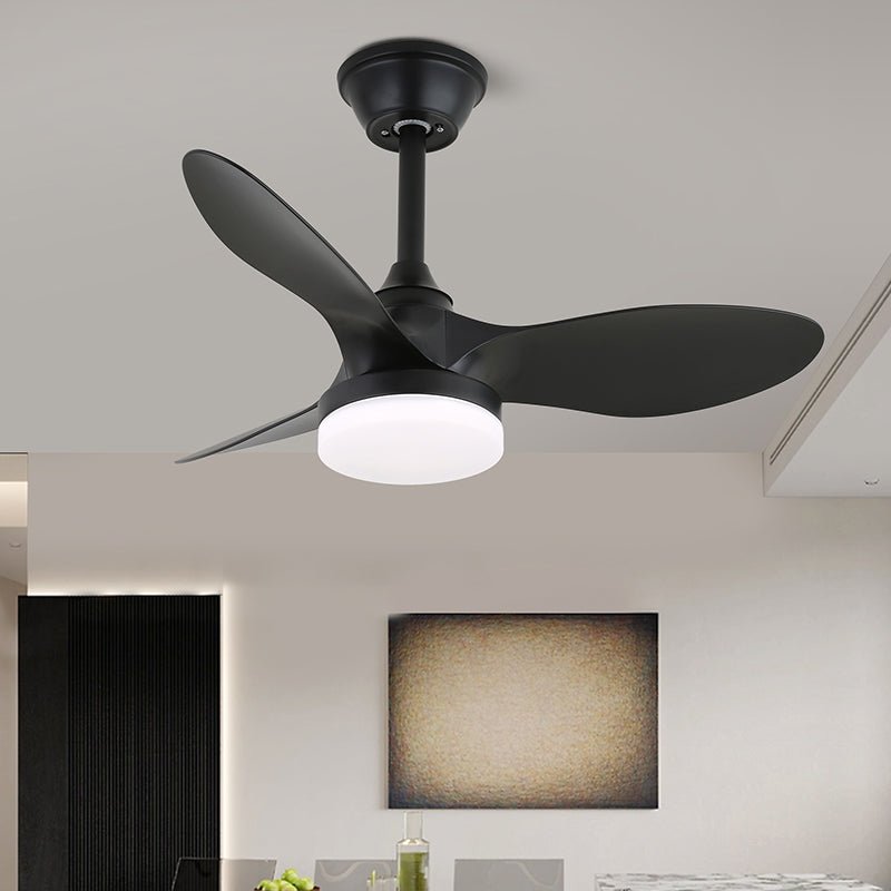 Ventilador de techo con luz Ilenza en un dormitorio acogedor – imagen 18
