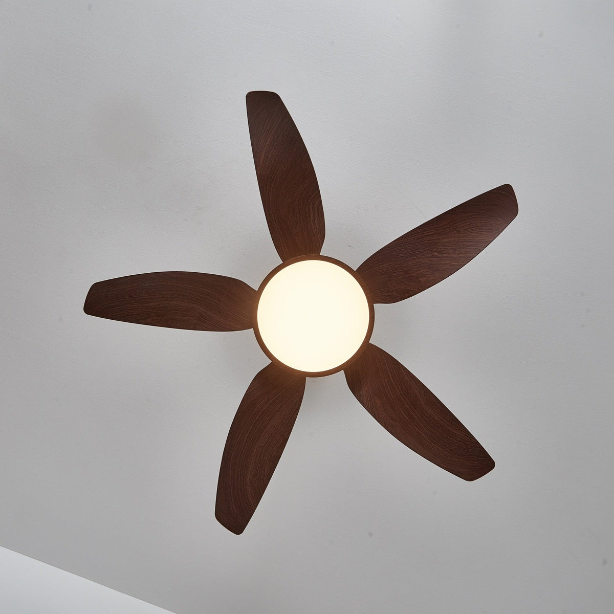Ventilador de techo con luz Xalora en un comedor mediterráneo – imagen 21