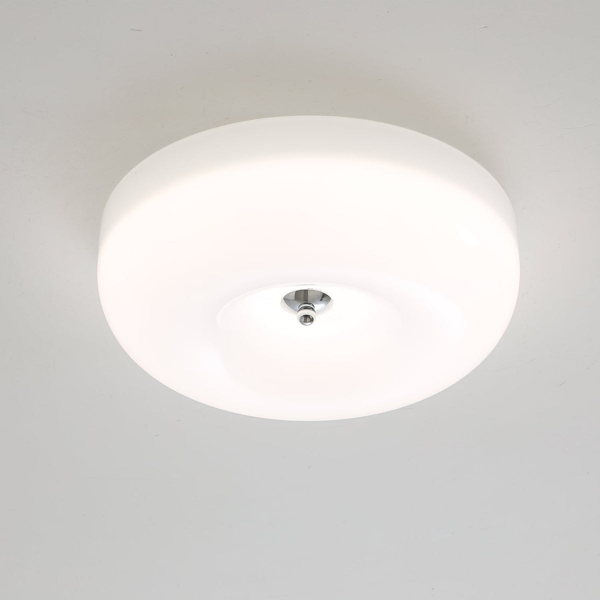 Plafón LED de cristal en espiral Caracol en un dormitorio acogedor – imagen 14