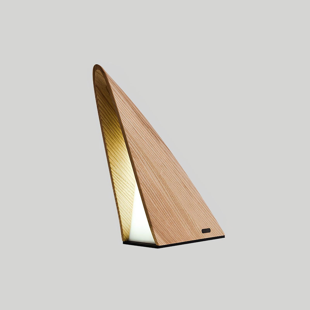 Lámpara de mesa recargable de madera Cimara – en madera natural