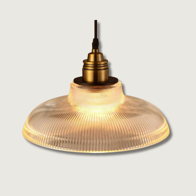 LuzLira - Lámpara Colgante de Vidrio Elegante y Moderna