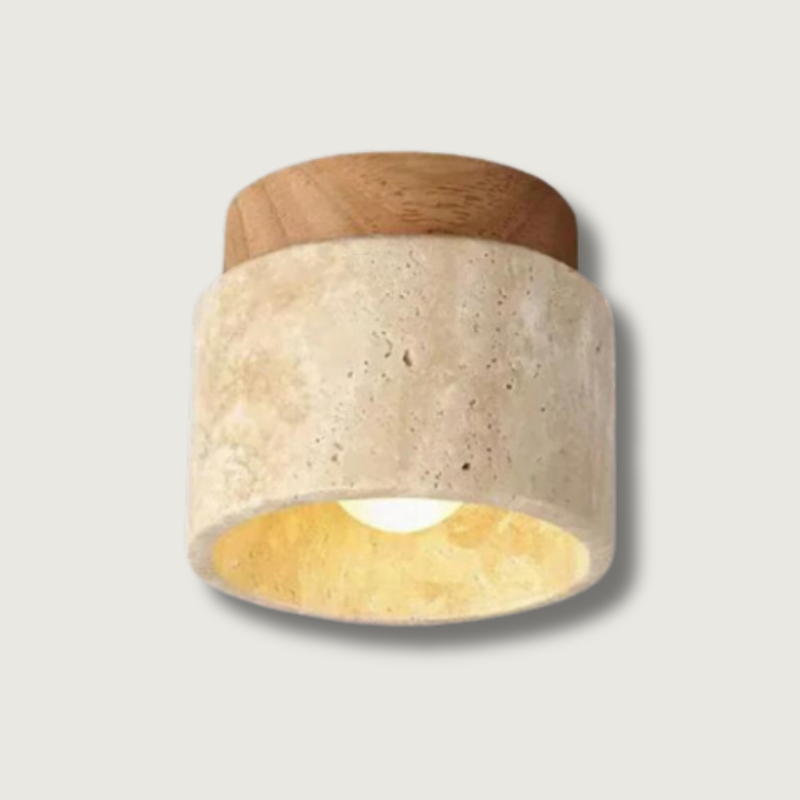 BrisaTravertino - Lámpara de Techo LED Elegante y Moderna