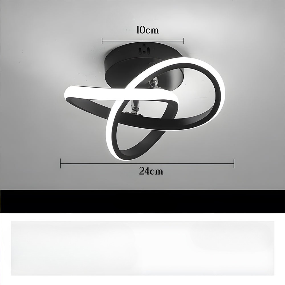 Fronea - Lámpara de Techo LED Moderna de Metal Blanco - Diseño Elegante y Eficiente para Iluminación Contemporánea