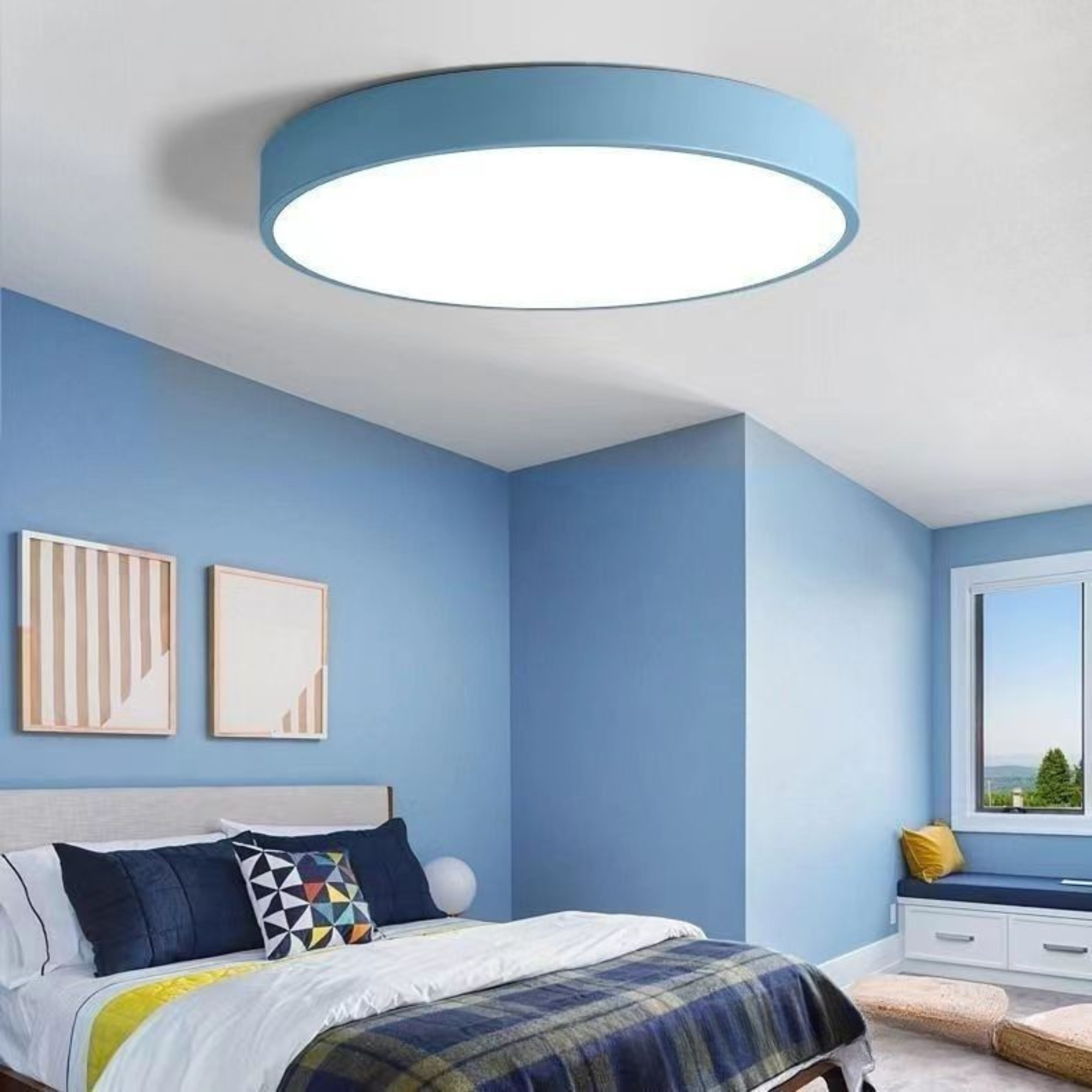 BrisaNórdica – Lámpara de Techo LED Escandinava Moderna