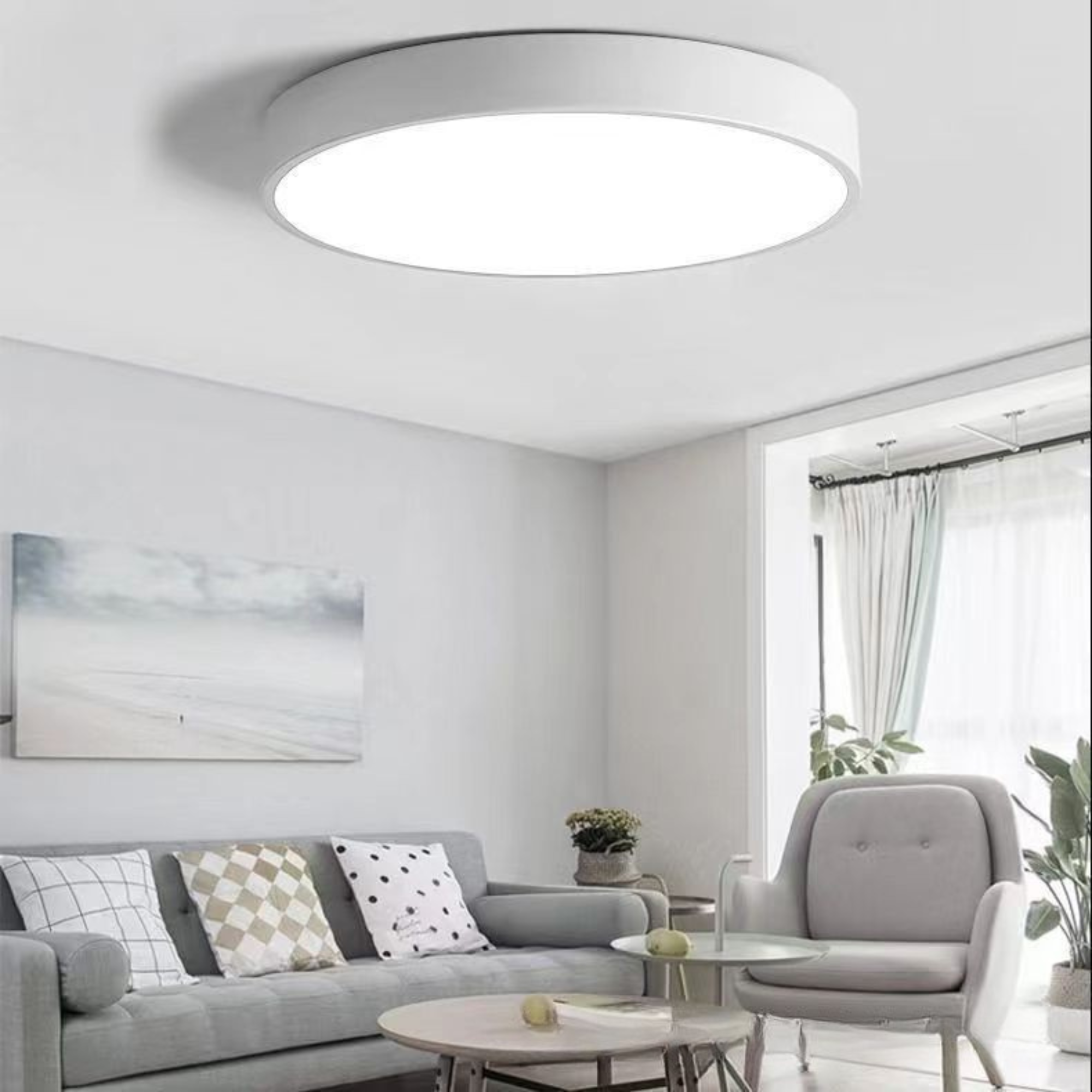 BrisaNórdica – Lámpara de Techo LED Escandinava Moderna