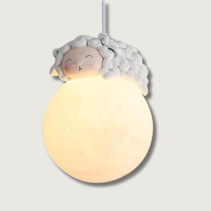 LuzLunita - Lámpara Colgante Infantil con Animales Adorables