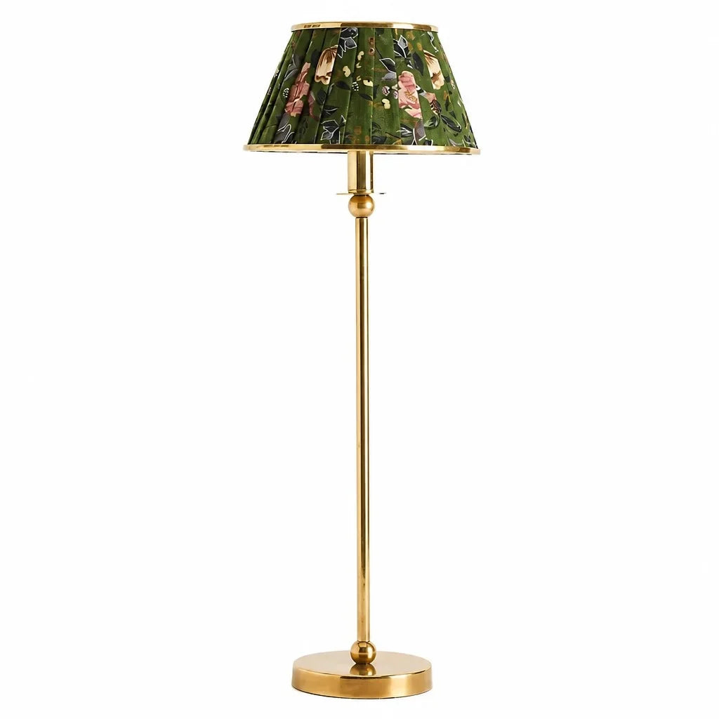 Lámpara de mesa vintage de latón Damira – vista principal