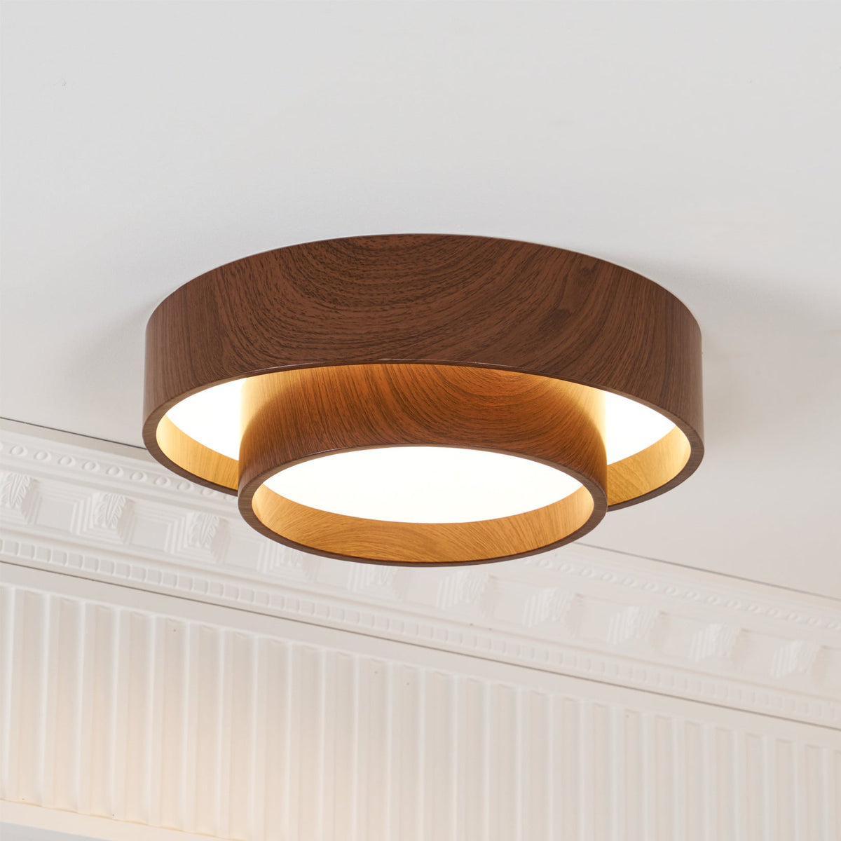 Plafón LED de techo Gandela en un salón contemporáneo – imagen 15