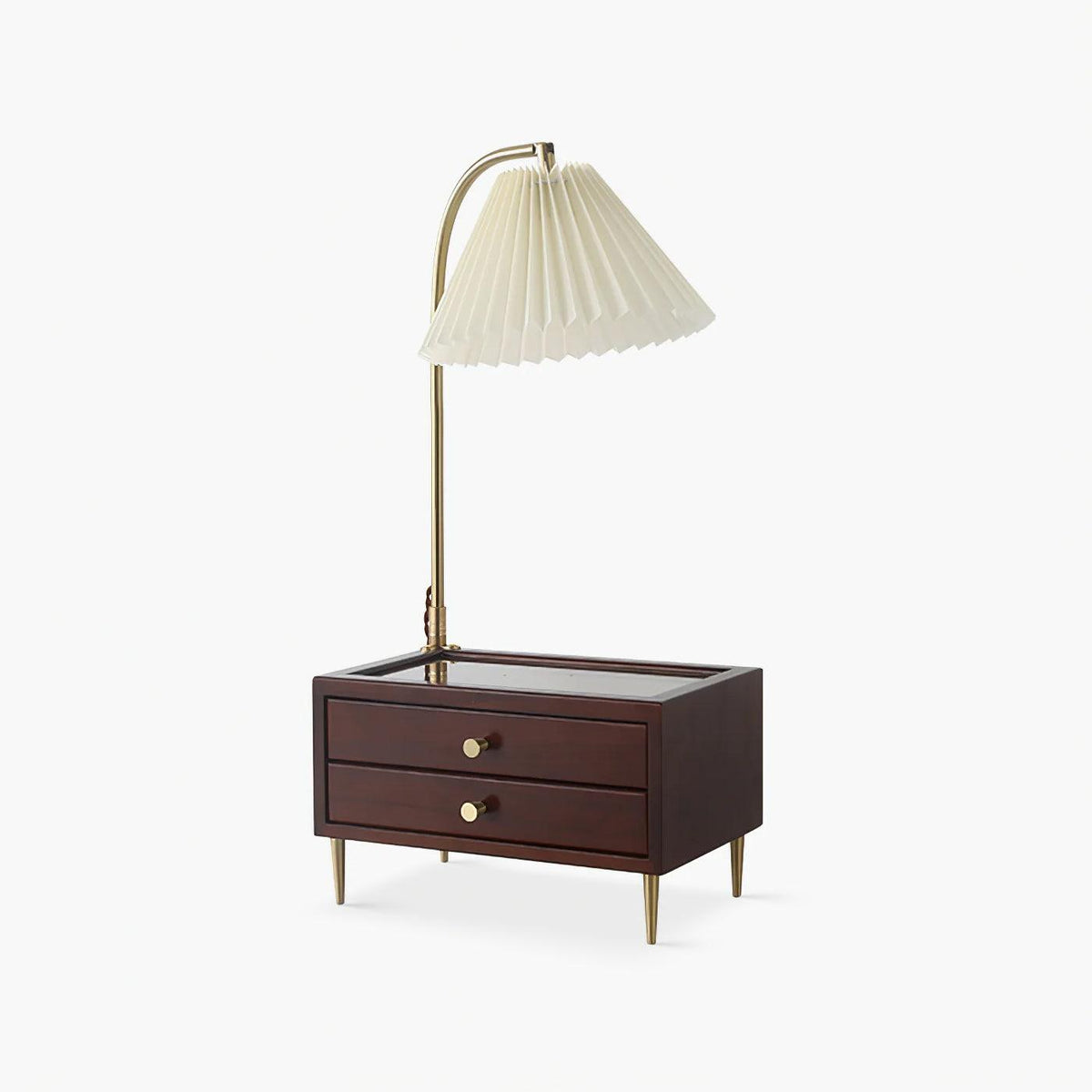 Lámpara de mesa clásica de madera Lacora – vista principal