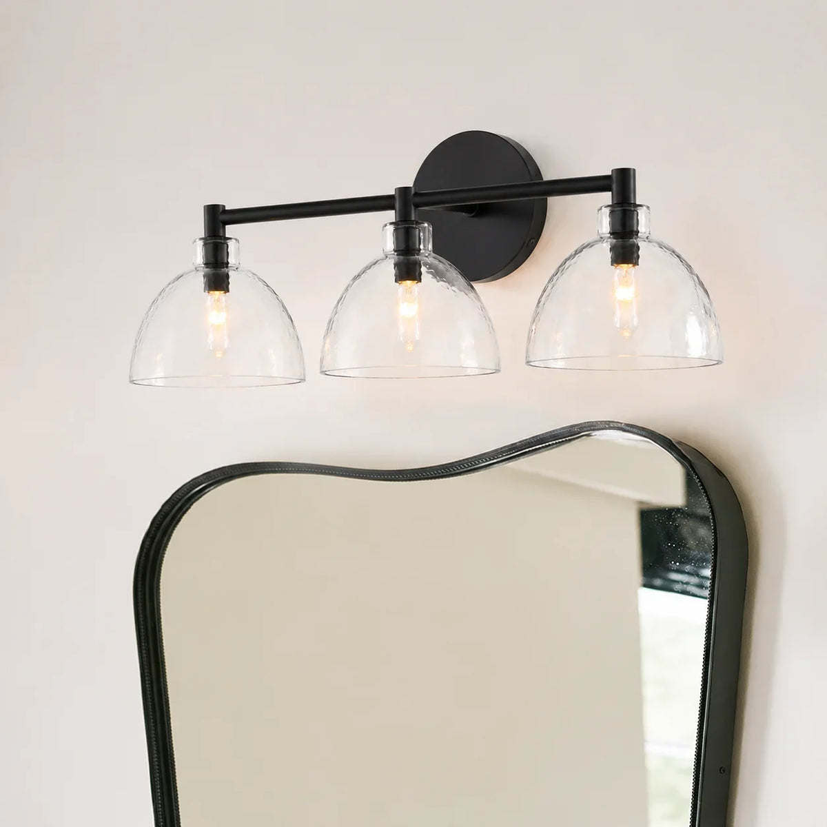 Aplique de pared de cristal soplado Niebla en un baño cálido – imagen 32