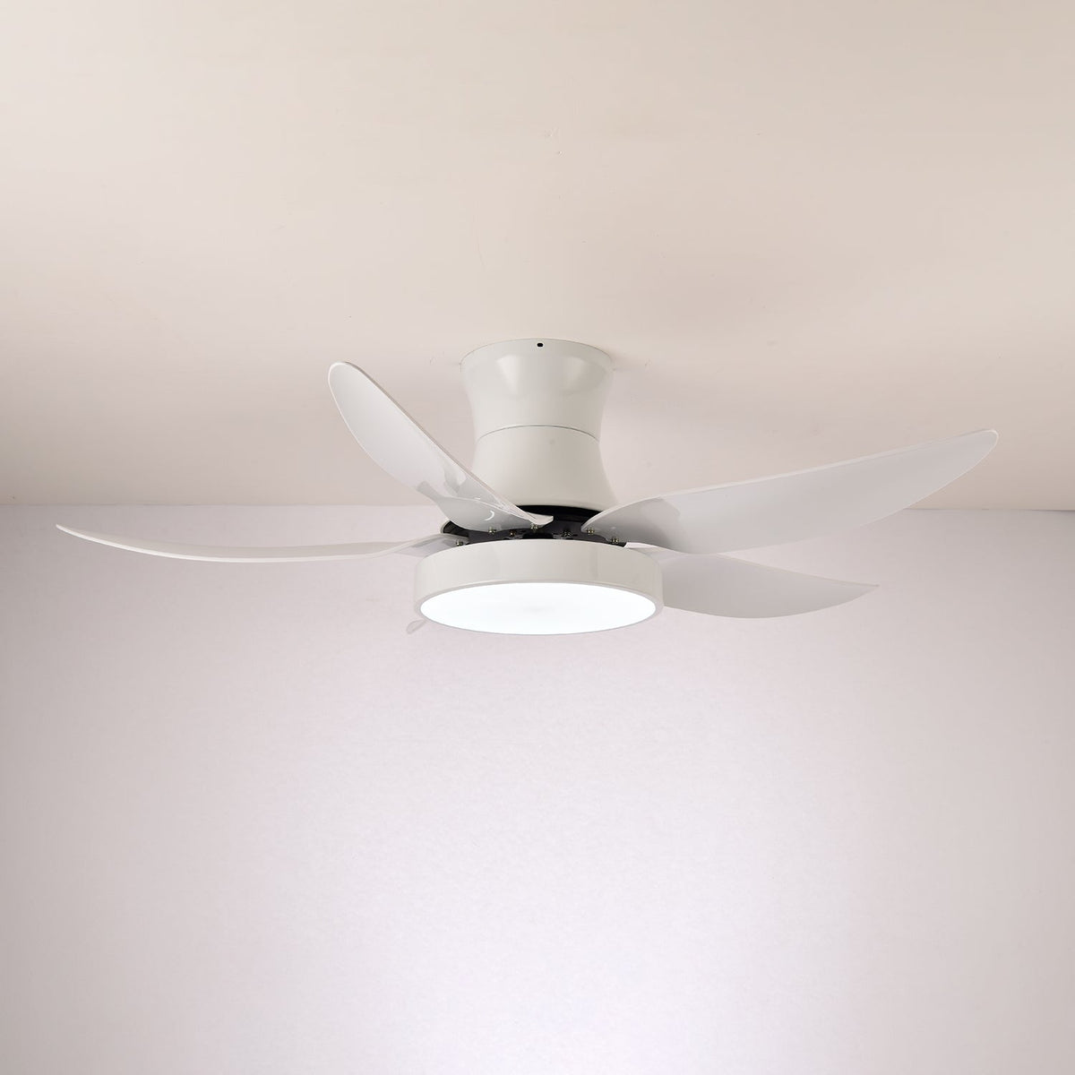 Ventilador de techo con luz Ilonda – blanco