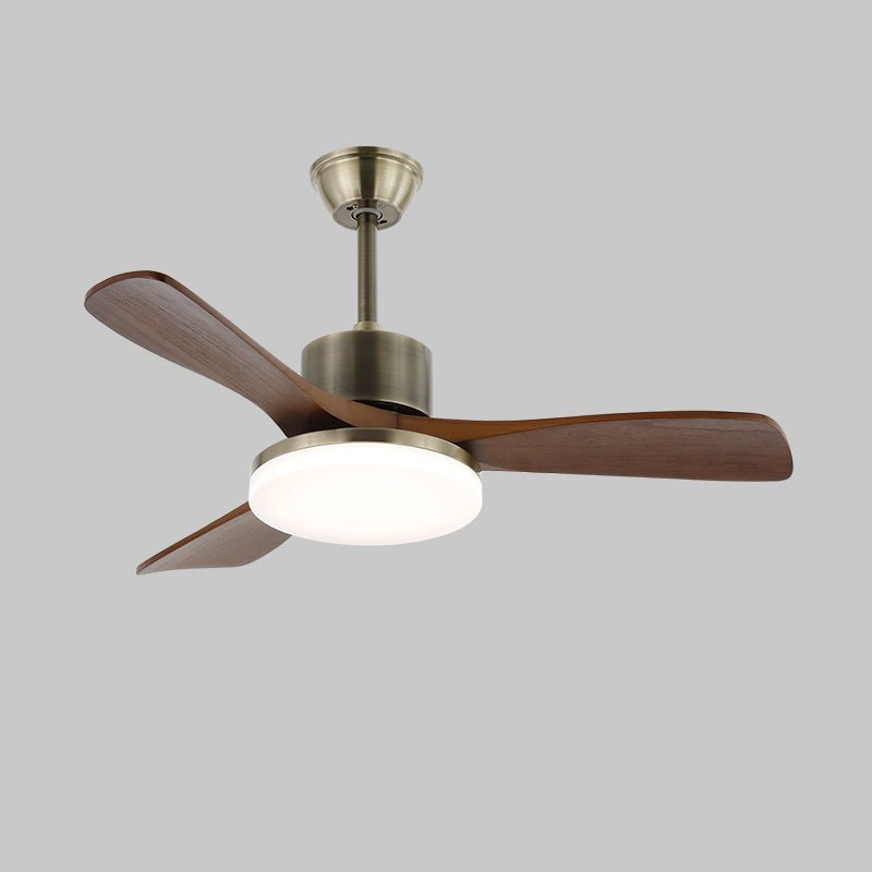 Ventilador de techo con luz Brisel en un salón acogedor – imagen 20