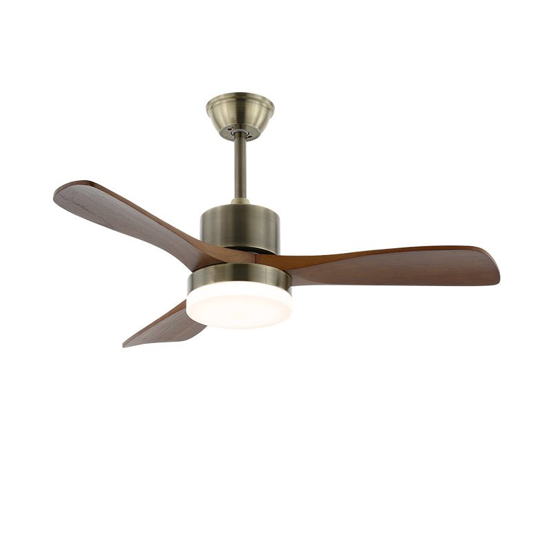 Ventilador de techo con luz Brisel en un salón acogedor – imagen 17